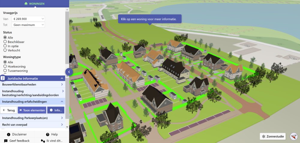 Volgende stap voor BIM Legal: online 3D visualisaties van juridische info in het Kadaster