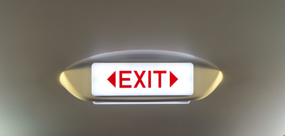 Exit - schrapping