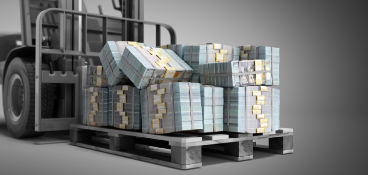 Pallets geld