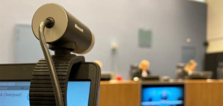 Videobellen in de rechtbank