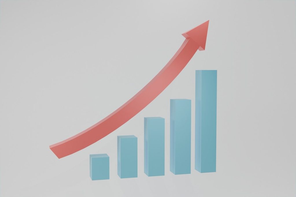 business, chart, arrow, success, profit, growth, positive, trend, graph
