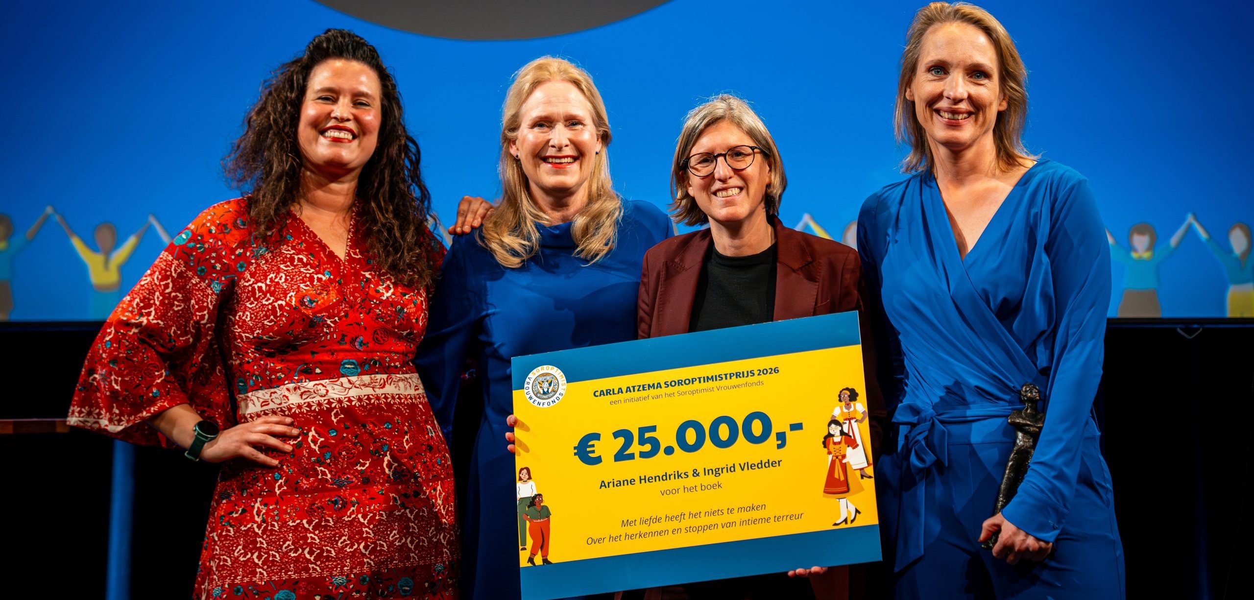 Boek over intieme terreur wint Soroptimistprijs 2026